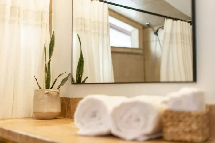 Our place comes with plenty of towels and linens.