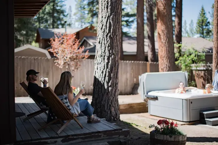 Relax in the Hot Springs Spa and newly landscaped backyard-photos coming soon! 