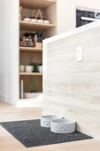 Pets welcome upon approval. We even have some dog bowls for them!