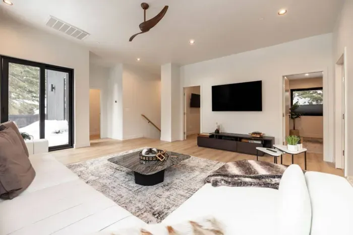 Our third and forth bedrooms on the upper level share a full bathroom upstairs which is just off to the right from this viewpoint