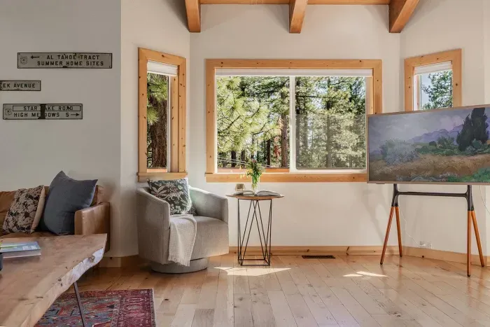 Our upper level living room 