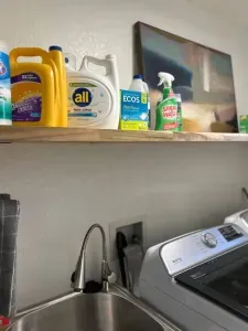 You're on vacation, so no need to stress the details! Our laundry room comes fully stocked for you-no starter packs here!