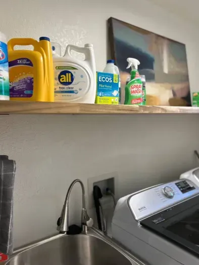 You're on vacation, so no need to stress the details! Our laundry room comes fully stocked for you-no starter packs here!