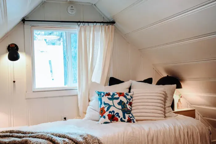 Get cozy upstairs in the loft-one of our favorite places to curl up and read a book!