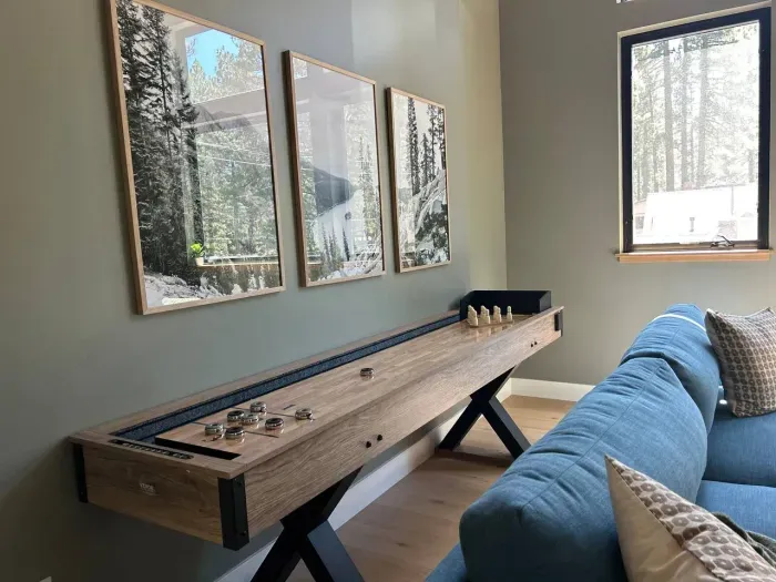 New addition! We've now got shuffleboard at Lake Trail Lodge!
