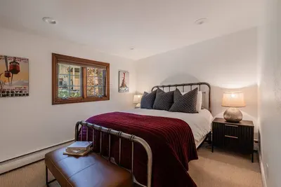Here is bedroom #3, which features a Queen size bed.