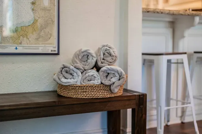 We provide beach towels during your stay!