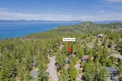 We are located just a short drive from Nevada Beach on the southeast shore of the lake!