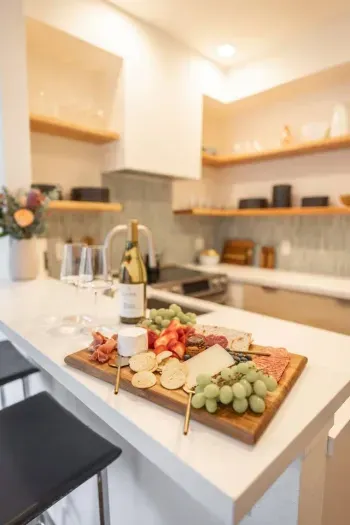  Whether the chef in your family loves preparing a charcuterie board or a full meal, we've got you covered with a fully stocked kitchen.