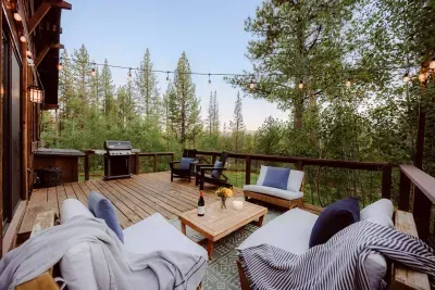 The deck and backyard dreams were made of.

 @dirtandglass