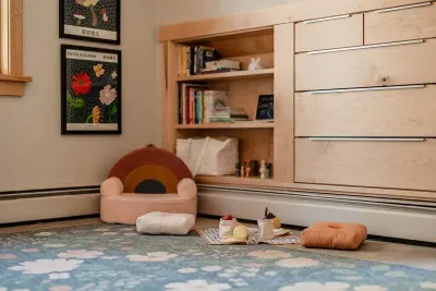 Our kids library in the upstairs flexible room will keep even the littlest guests entertained for hours.