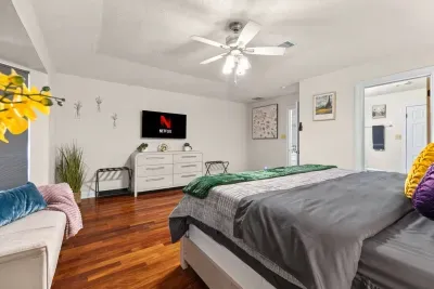 All bedrooms include smart TVs for your entertainment