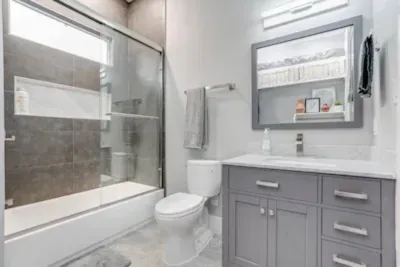 Bathroom With Tub Shower Combo