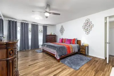 King Master bedroom 1. Huge space with private full bath!