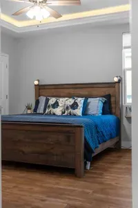 Relax in the spacious primary suite with a comfortable king bed, soft linens, and a calm coastal vibe—perfect for recharging after a full day in the sun.