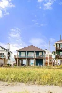 View of the house from the beach.