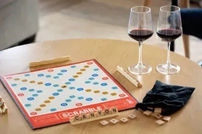 Unwind with a friendly game of Scrabble, free for guests to enjoy!  Bring your favorite wine, settle in, and let the laughter and friendly competition flow as you relax.