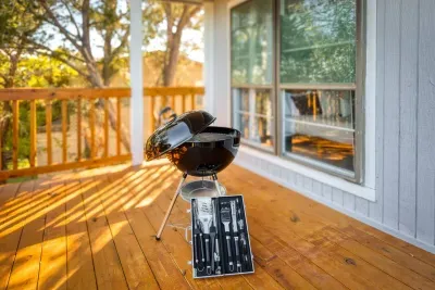 Fire up the fun! Enjoy grilling your favorite meals on the spacious open deck, perfect for outdoor dining, sunset views, and making memories.