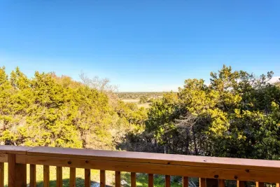 Take in stunning Canyon Lake views right from the deck. Surrounded by lush Hill Country scenery, it’s the perfect spot for morning coffee, evening wine, and soaking up peaceful Texas sunsets.