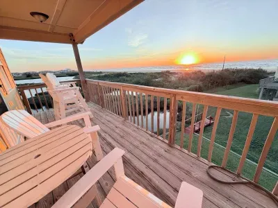 Amazing sunset view from the 3rd deck