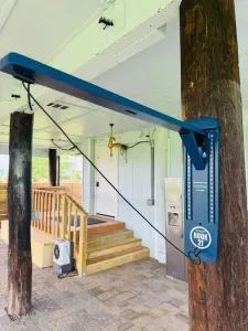 Here's one of the fun games you can enjoy in the backyard during your stay!