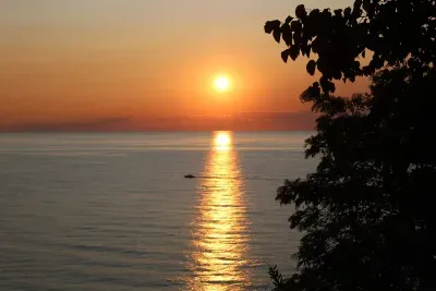 Take in the stunning Lake Michigan sunsets from the viewing deck! They are sure to leave a lasting memory. 