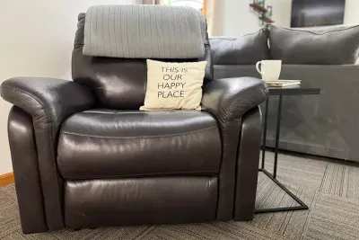 The most perfect spot to enjoy your morning cup of coffee! 