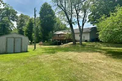 The large backyard is perfect for yard games, running around, or even your own cute little private picnic. 