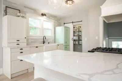 Convenience! All the essentials for meal preparation and cooking are provided for your stay. In the kitchen you will have access to a gas stove, microwave, dishwasher, refrigerator, freezer, and a large walk-in pantry (perfect for storing groceries).