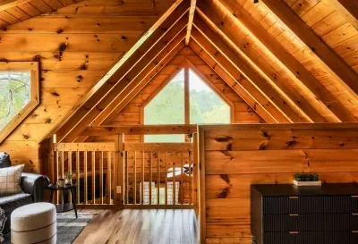 Tall ceilings and open loft