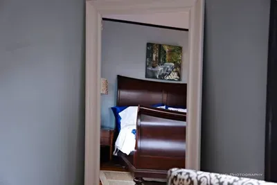 The Grand View ~ Blue Bedroom | 5BR 2B w/AC & WD - image 13 of 32