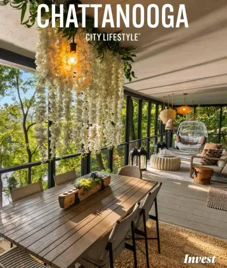 "At Riverstone, nature becomes part of the home. Expansive glass walls throughout the property bring the outdoors in, framing incredible views of the river and the surrounding lush landscape."  Quoted from feature in Chattanooga's City Lifestyle.