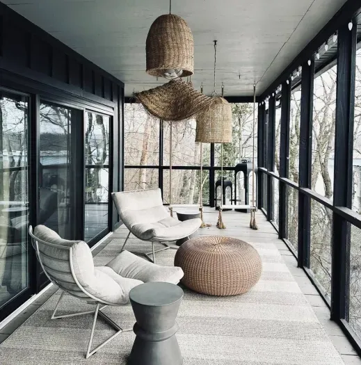 Relax in one of the many outdoor seating areas.