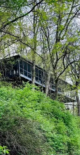 Huge wrap around deck.