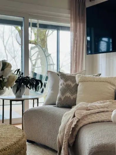 Oversized smart tv's for you. Sit back and relax.