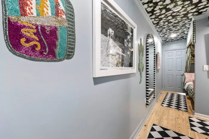 Convenient hallway bed offering extra sleeping space
