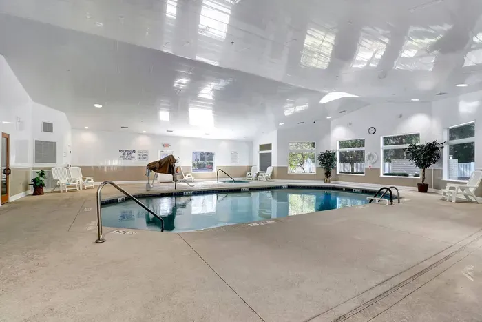 Another view of the indoor pool