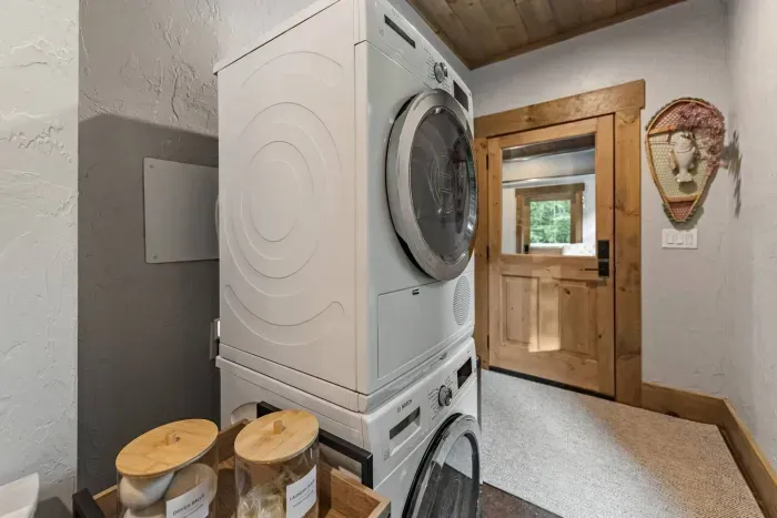 Need to do a couple loads of laundry during your stay?  A washer and dryer is conveniently located inside our home for use.