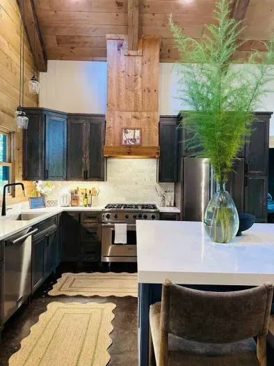 A chef's kitchen, fully stocked.