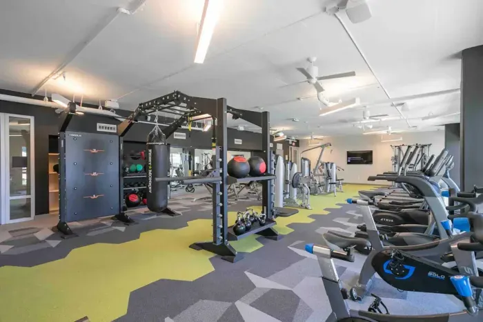Get those REPS in while on vacation.  You have access to a top notch fitness center in our building during your stay.