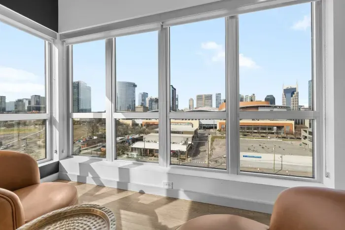 These city views are IT and we are here for it!  And even better at night. :)