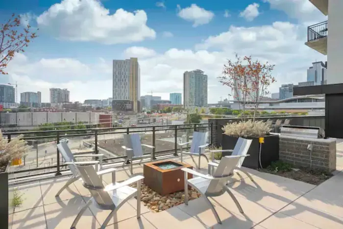 These fire pits and city views are calling our names with these cooler temps!