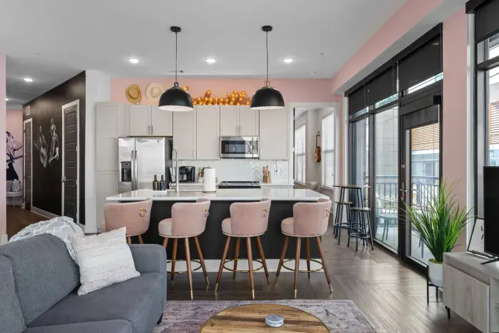 Plenty of seating for creating memories in the kitchen!