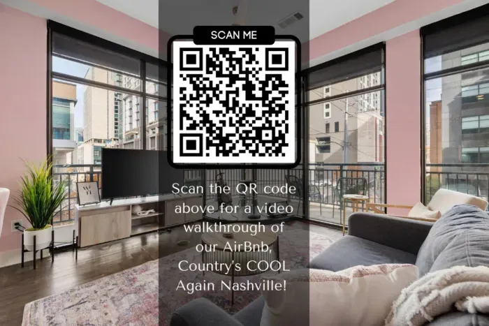 Want to see more? Scan the QR code for a video walkthrough of Country's COOL Again Nashville! :)