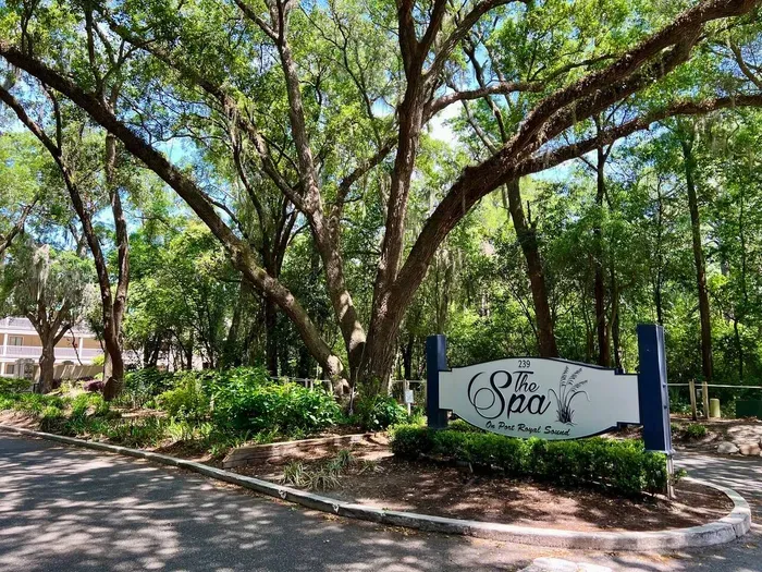 Entrance sign when you reach the area.