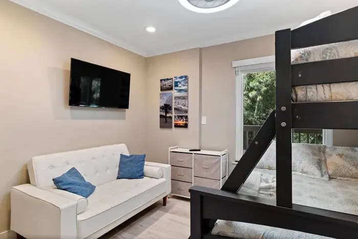 Sofa Bed and Smart TV to add comfortable