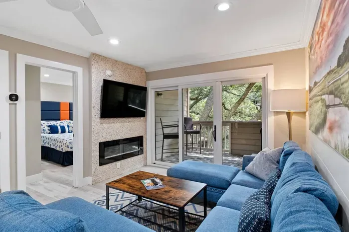 Smart tv set  installed for your entertainment needs.