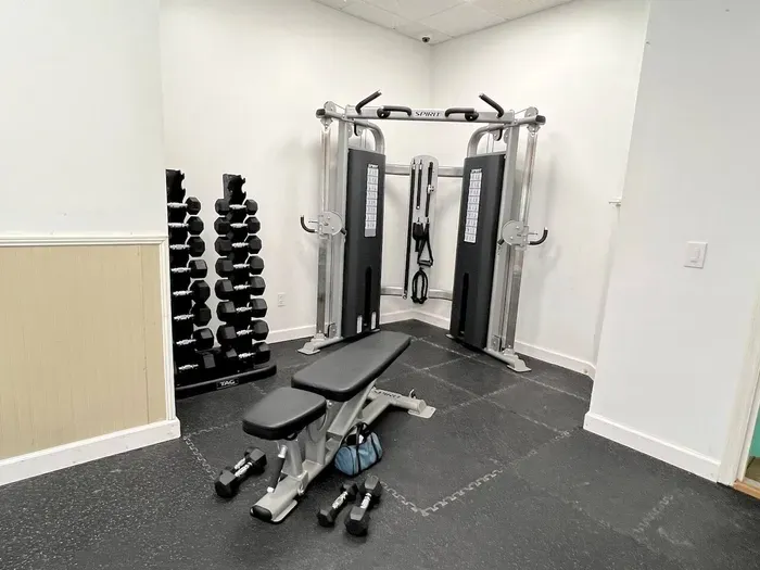 Gym that had all new equipment purchased in 2022.