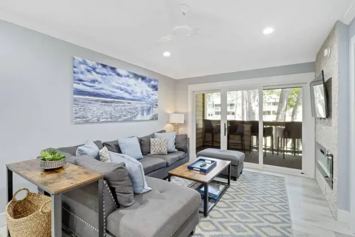 A nice sofa in living room