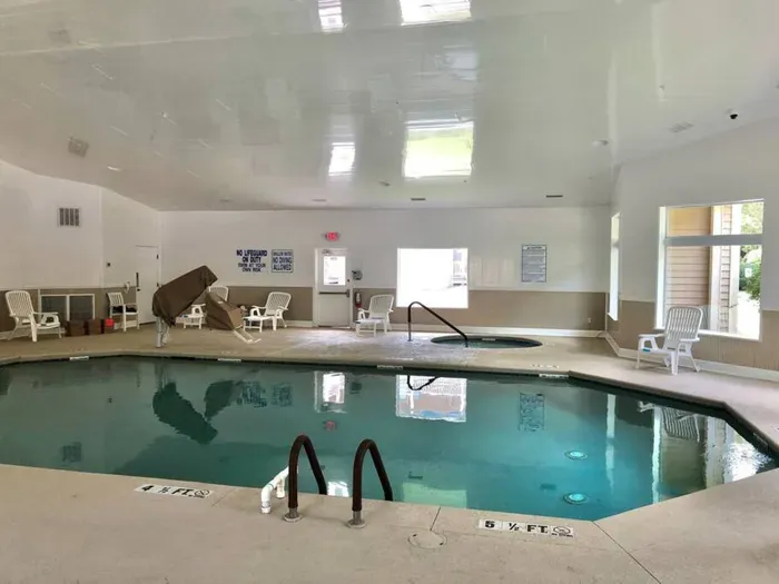 Heated Indoor Pool across from the Villa.